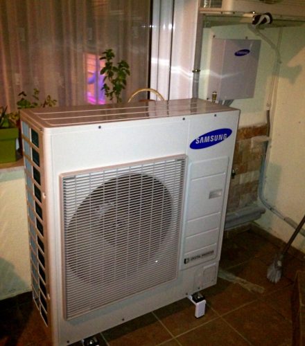 Αντλία θερμότητας SAMSUNG EHS mono 9KW στη Βέροια