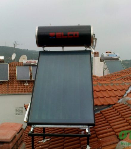 Ηλιακός Θερμοσίφωνας ELCO 160lt στη Βέροια